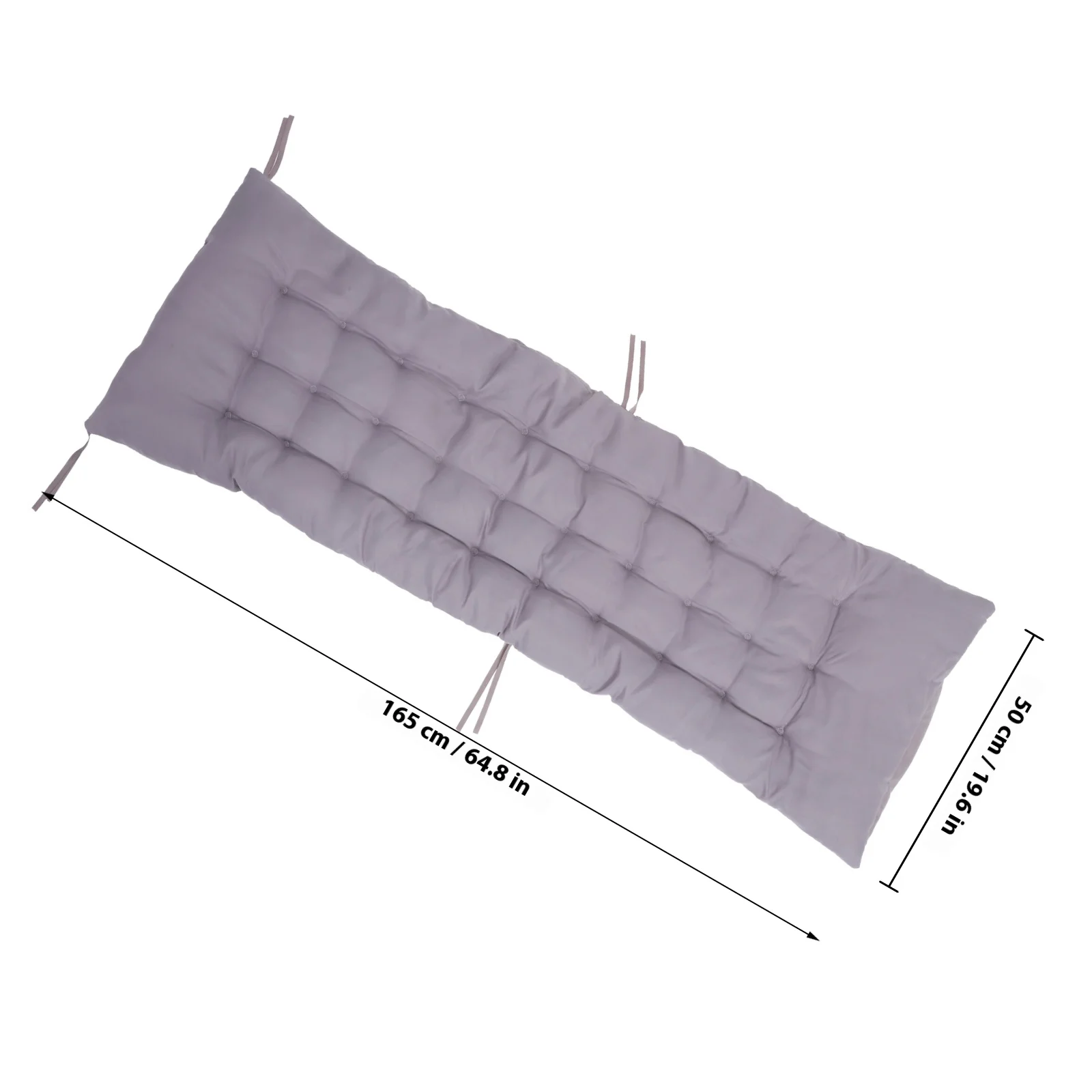 1pc Pearl Cotton Cushion Soft Outdoor Lounge Chair Pad High Resilience Replacement For Patio Bench Sofa Sun Lounger