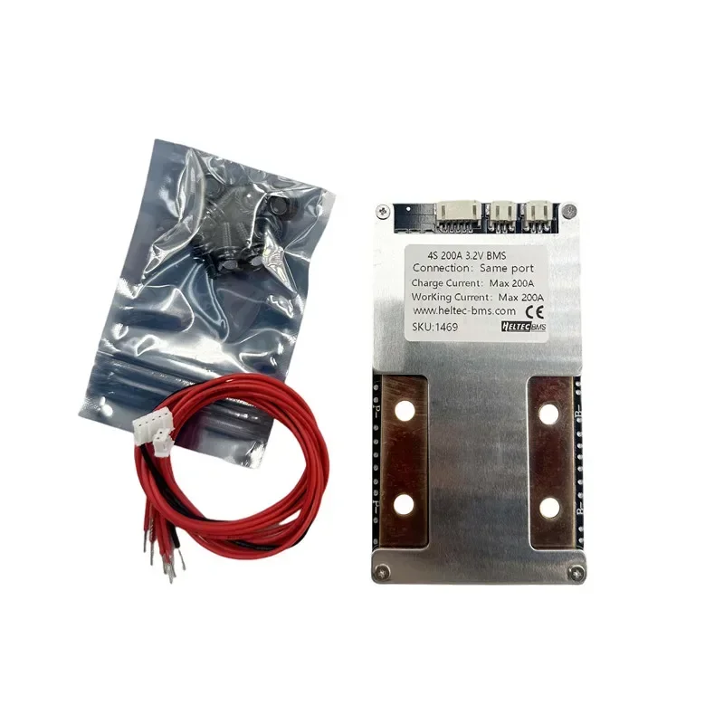 Heltecbms  3S 12V BMS 12.6V/16.8V LiFePo4 BMS 4S 200A Balance 18650 Battery Protection Board LiFePo4  Ups inverter/motorcycle