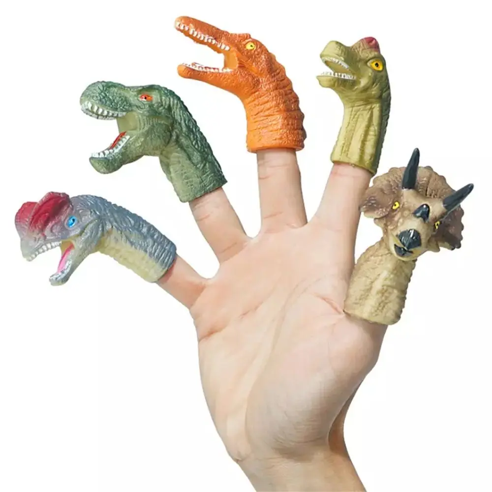 

Props Tell Story Prop Toys for Children Educational Toys Dinosaur Finger Puppets Hand Puppets Dragon Fingers Toys Finger Doll