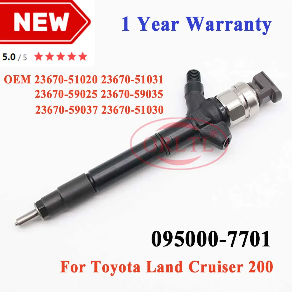 

095000-7701 Diesel Injector Nozzle 0950007701 Common Rail Fuel Injection Sprayer for Toyota 23670-59025 23670-59035 23670-59037