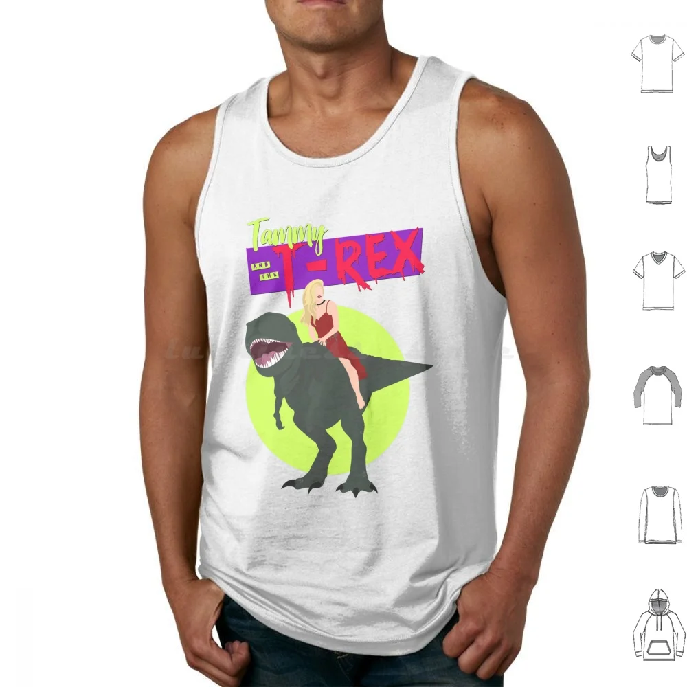 

Tammy And The Teenage T-Rex Tank Tops Vest Sleeveless Tammy And The Trex Horror Movies Denise Richards Tammy And The Teenage