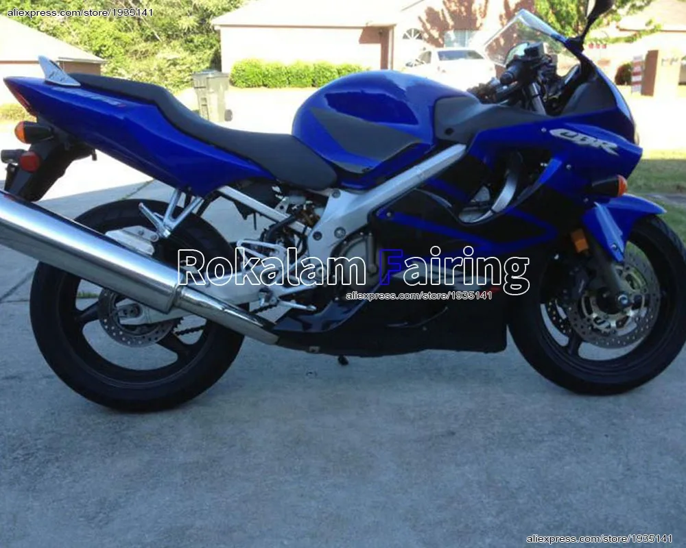 Motorcycle Fairing For Honda CBR600 F4i 04 05 06 07 CBR 600 F4i 2004 2005 2006 2007  Blue Body Kit (Injection molding)