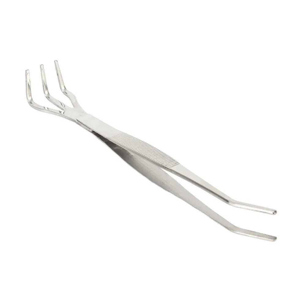 2 in 1 Stainless Steel Bonsai & Gardening Tool Root Rake Tweezers