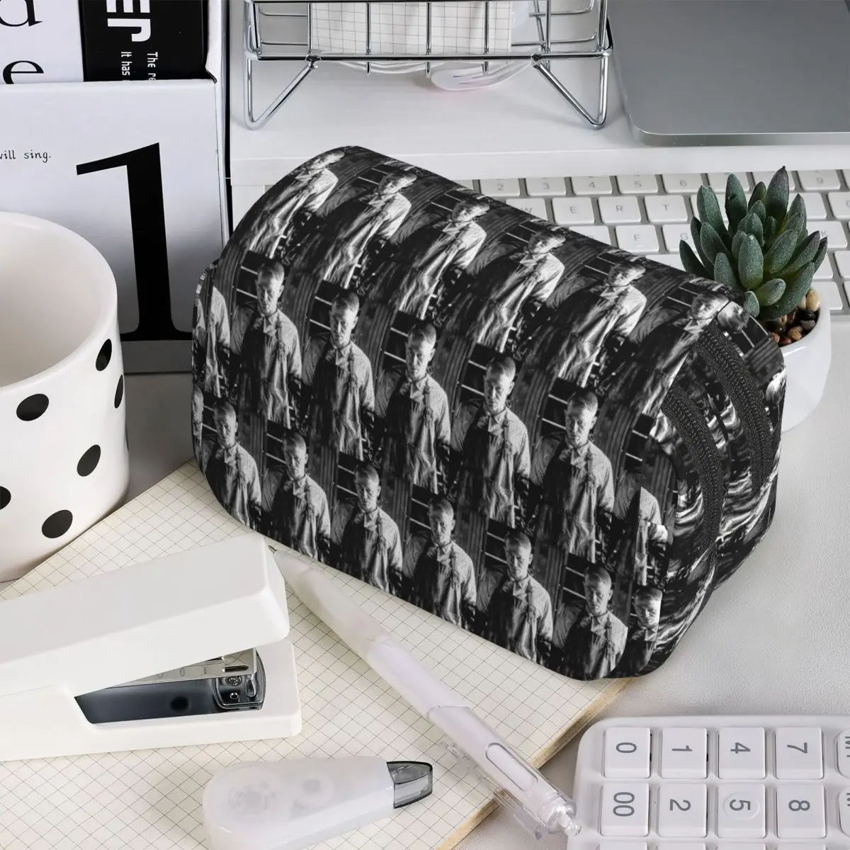 Charlie Hunnam Ed Gein Pencil Case for Boy Girl School Pen Box Pencil Bag Stationery Supplies Pen Holder Bag