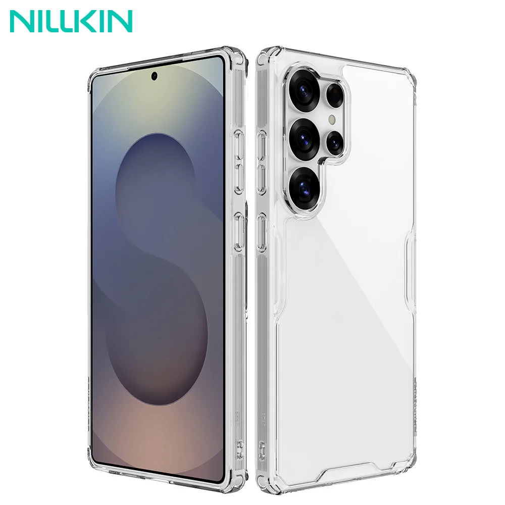 NILLKIN For Samsung Galaxy S25 Ultra Case Nature Pro TPU Hybrid Classic Transparent Back Cover For Samsung S25/S25 Plus Cases