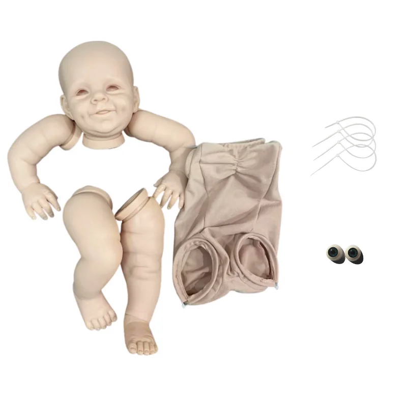 

21 Inch Kit Shaya Reborn Baby Doll Kit Smile Baby Molds Vinyl Blank Unpainted Unassembled Kit Handmade DIY Toy