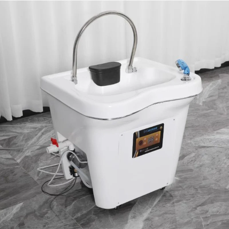 

Japanese Scalp Water Spa Bed Beauty Salon Shampoo Basin Stand Chair Wash Hair Styling Chairs Stylist Sillas Peluqueria Bowl Sink