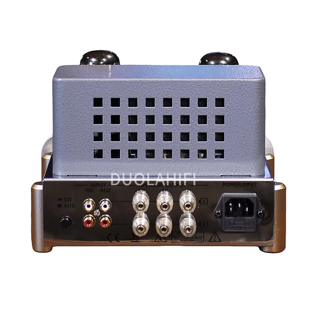 Boyuu F5 8W+8W Single ended Tube Power Amplifier Pure Gall Machine 6N1 Push  6L6 Tube Single ended Amplifier - AliExpress