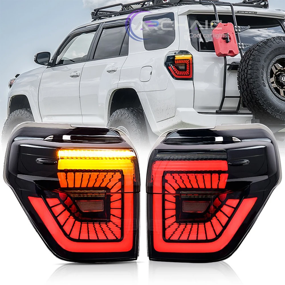 For Superb full LED taillight assembly suitable for Toyota Runner 4 from 14-21 LED taillights  Flowing LED  scan