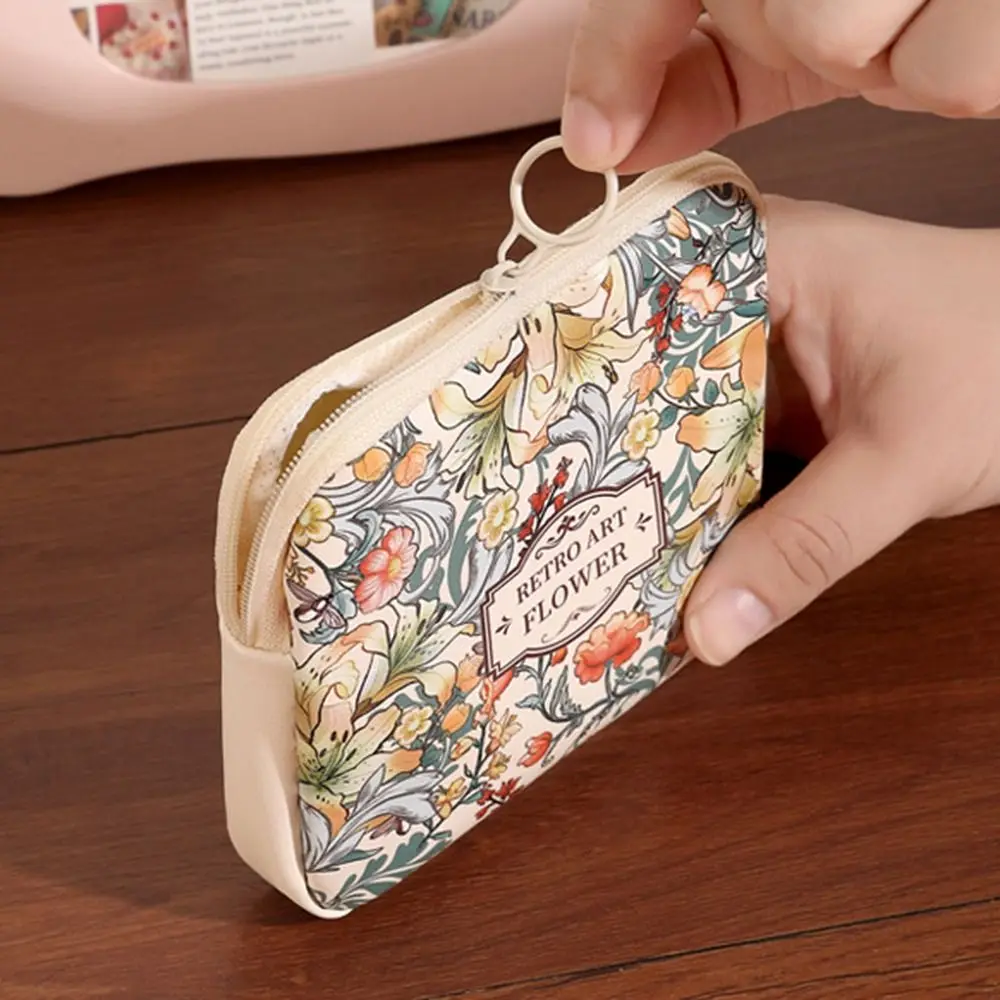 Sac créatif pour serviettes hygiéniques en PVC, sac à cosmétiques polyvalent de grande capacité, Mini organisateur de câbles de données