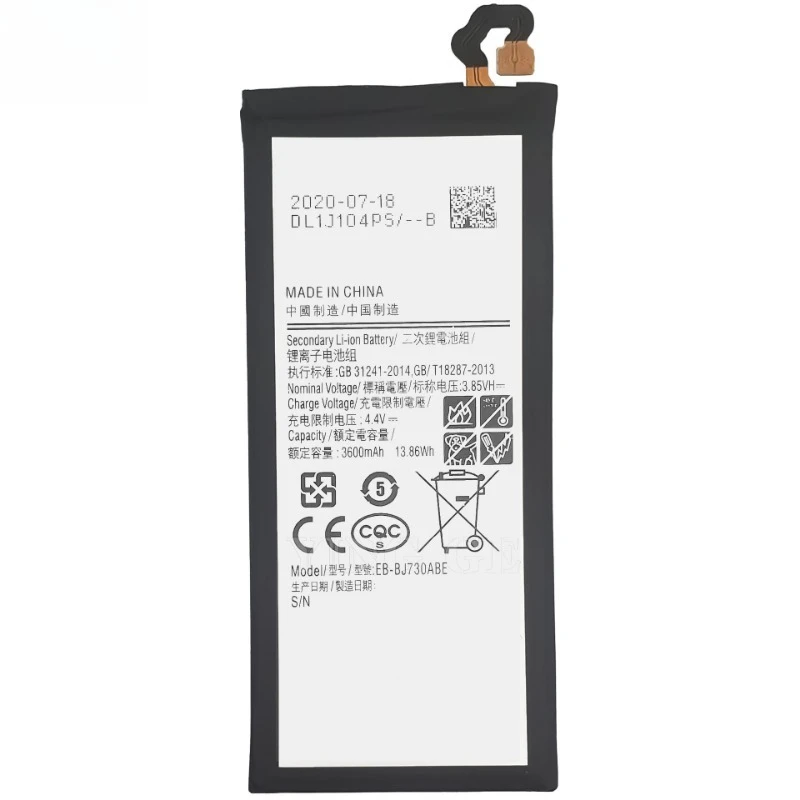 High Quality EB-BJ730ABE Replacement Phone Battery 3.85V 3600mAh For SamsungGalaxy J7 Pro 2017 J730 SM-J730F J730FM Brand New view 5