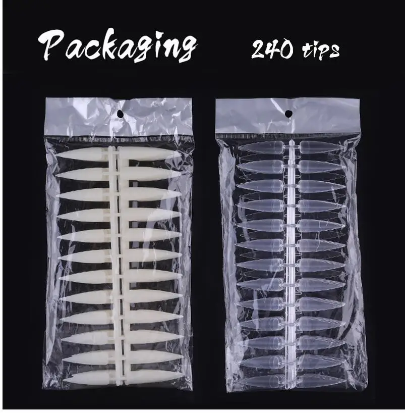 

240 шт./набор, накладные ногти