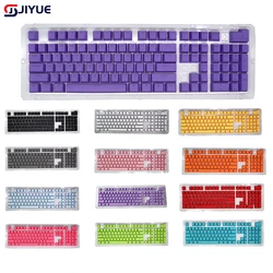 104pcs PBT/ABS Translucent Keycaps OEM Profile For Mechanical Keyboard Double-shot Backlit Universal Replacement Key Cap Set