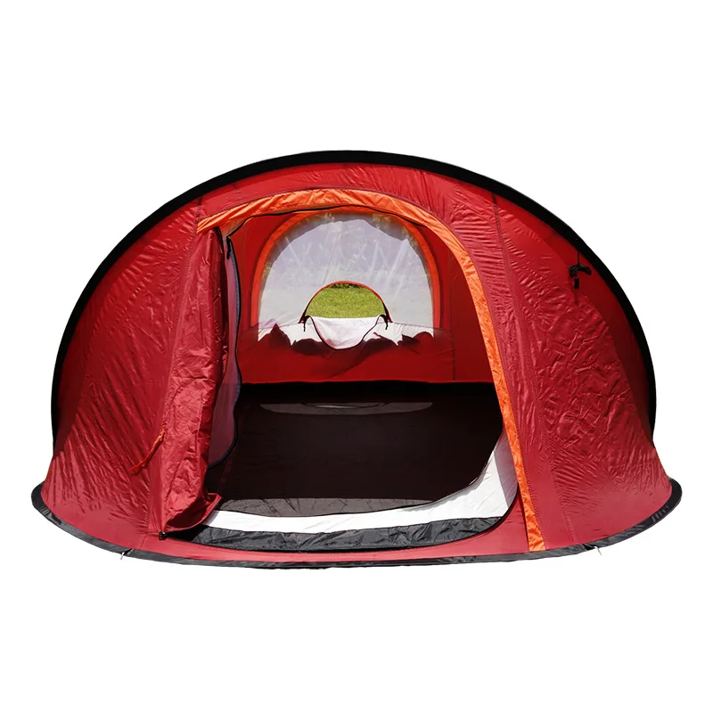 Tenda da esterno portatile automatica a tiro rapido doppia tre tende protezione solare tenda da picnic impermeabile tenda da spiaggia