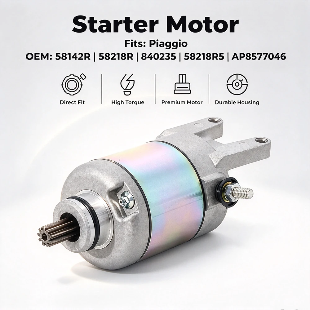 Starter Motor For Piaggio Beverly 125 250 300 Carnaby 250 300 ie MP3 125 250 300 LT Yourban 300 LT X10 125 X7 300 X8 250 X9 250
