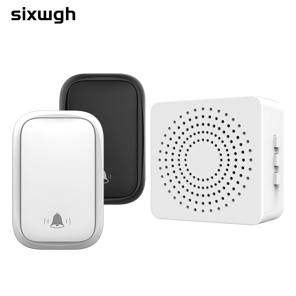 

No Battery Self-Powered Wireless Doorbell USB Plug-in Receiver IP44 Waterproof Long Range 150m 38 Rings Home Doorbell & Pager