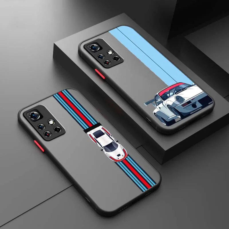

Car Art Luxury Cool Line Phone Case For Xiaomi Redmi 114C 13C 13 12C 11A 10A 9i K70 K60 K50 K40 K30 K20 Frosted Translucent