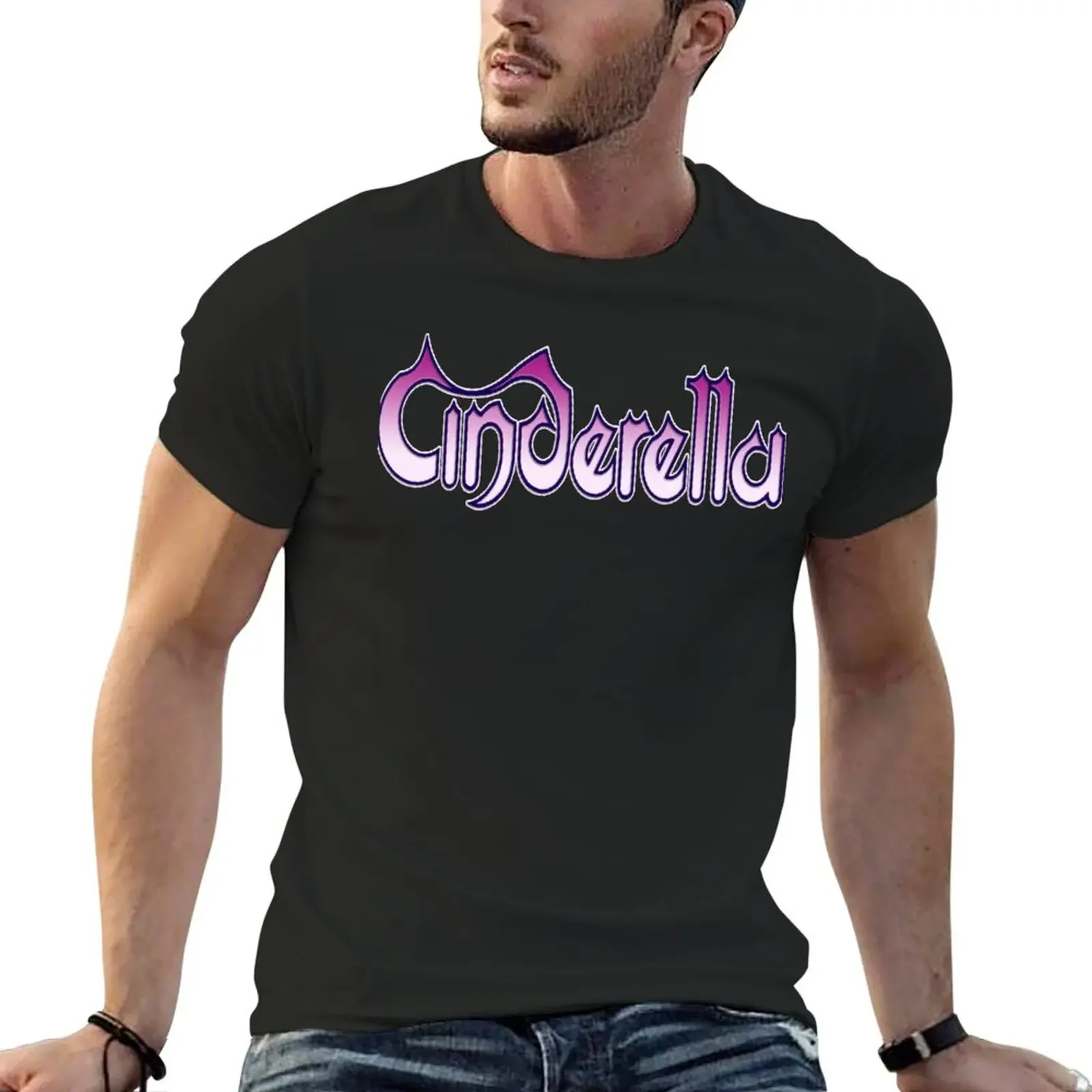 guaranteed quality of cinderella band T-Shirt baggy shirts anime stuff vintage mens t shirt graphic