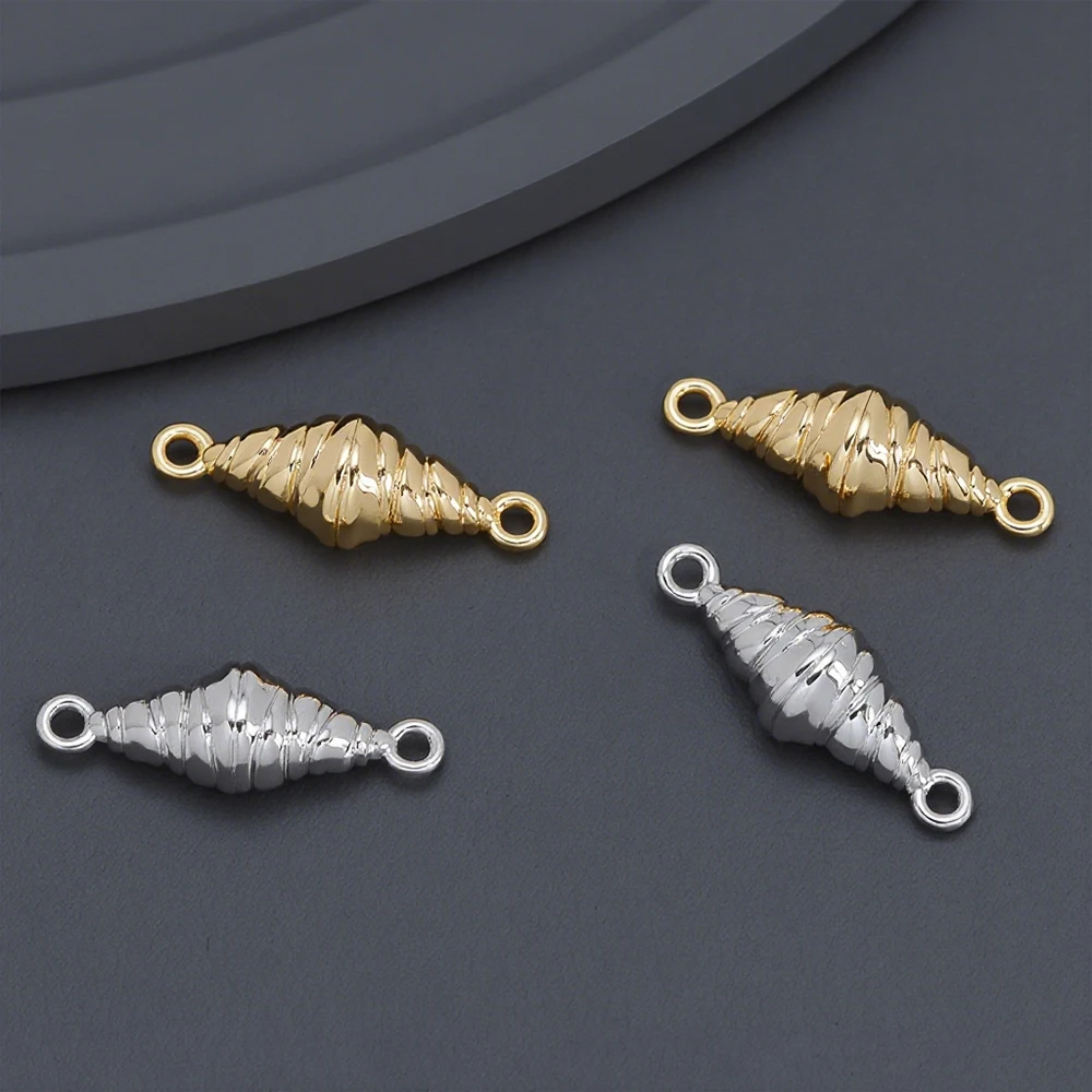 

Cordial Design 50Pcs 8*26MM Jewelry Accessories/Copper/Ocean Series/Bracelets Connectors/Hand Made/Genuine Gold Plating #194581