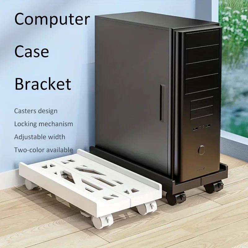 Movable PC Tower Platform Stand Enhances Stability CPU Stand Widely Used WORLDKPI