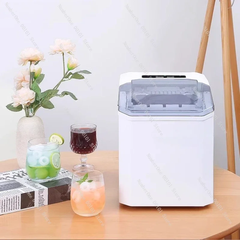 Electric Ice Cube Maker Cylindrical Mini  Portable  Suitable for Bars Cafes European Style Restaurants ice maker