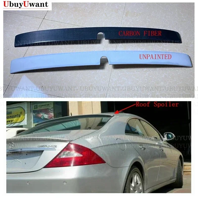 لبنز W219 CLS الفئة CLS300 CLS350 CLS400 (2004 - 2011) سقف السيارة المفسد الذيل الجذع الجناح تجديد سباق اكسسوارات السيارات