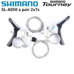 Shimano TOURNEY SL-A050 Links Rechts Seite A050-LB A050-RA Verschiebung Griff 2x7 Geschwindigkeit Rennrad Lenker Unterstützung Verschiebung Griff