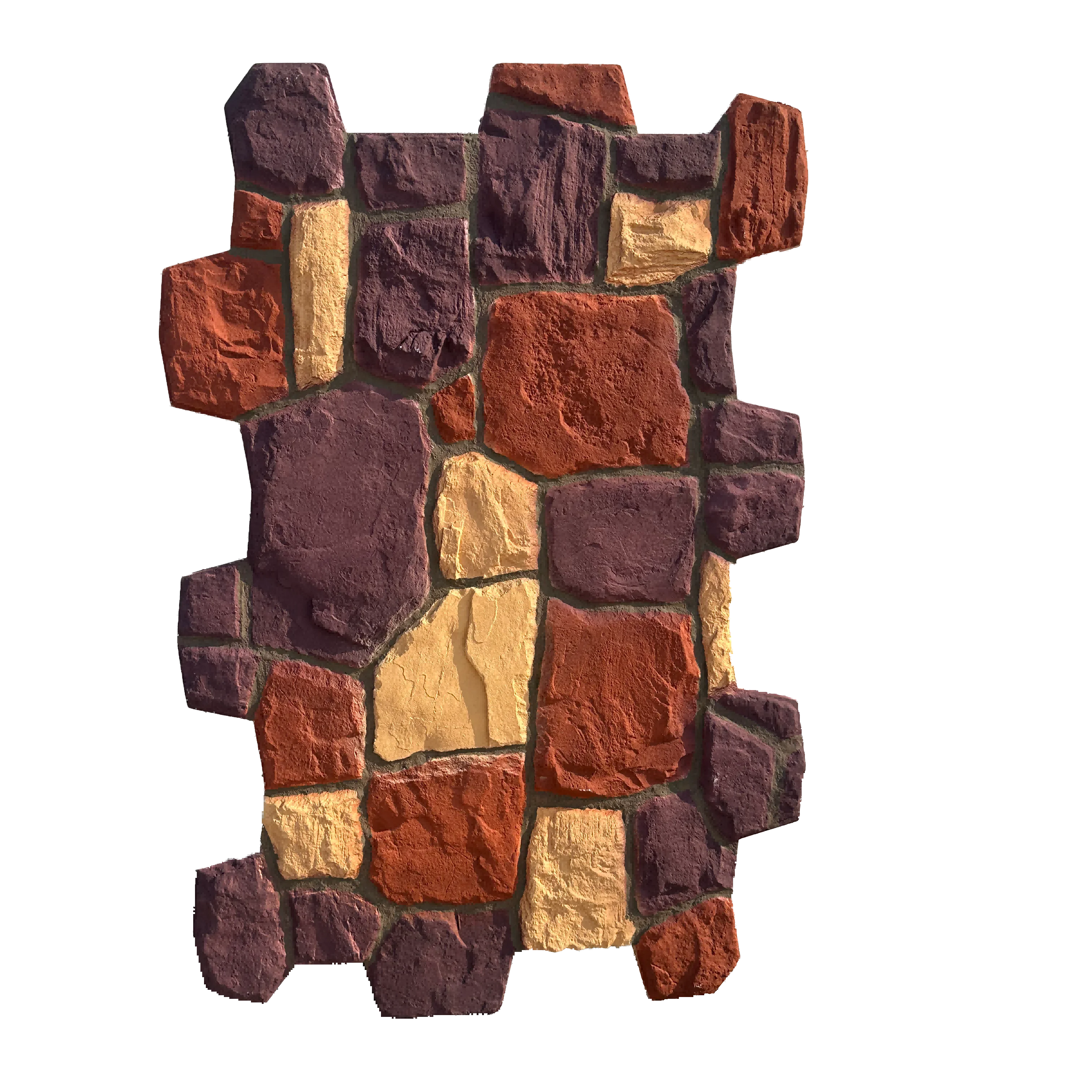 Pu Rock Wall Panel Polyurethane Stone Panel Durable Waterproof Easy Installation For Villa Garden OEM/ODM Service Supported