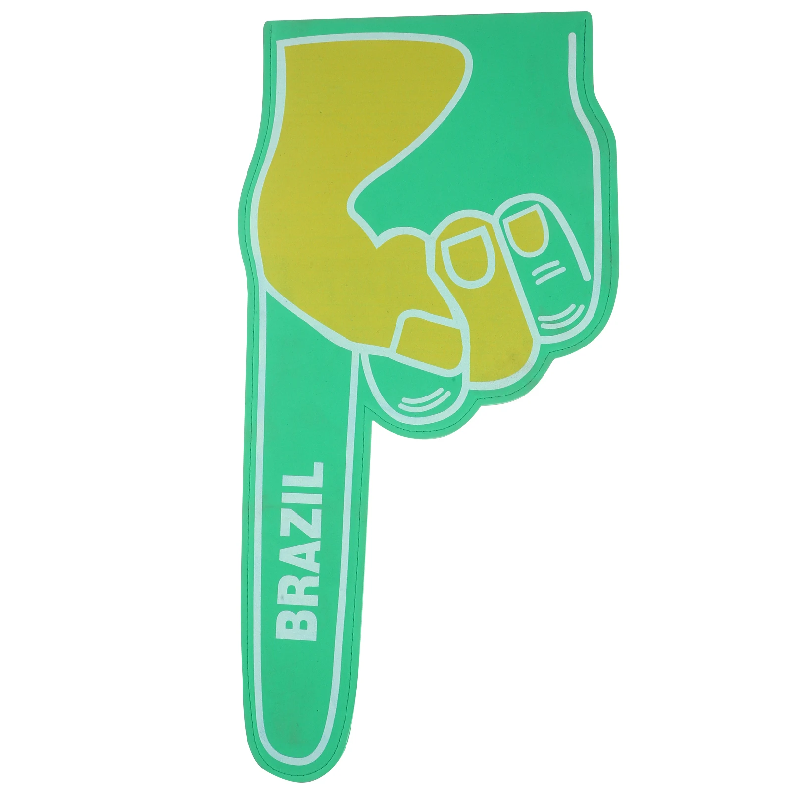 

Foam Finger Prop Decorative Sports Party Football Accessory Cheerleading Hand Durable Lightweight Eva Team Spirit Rally