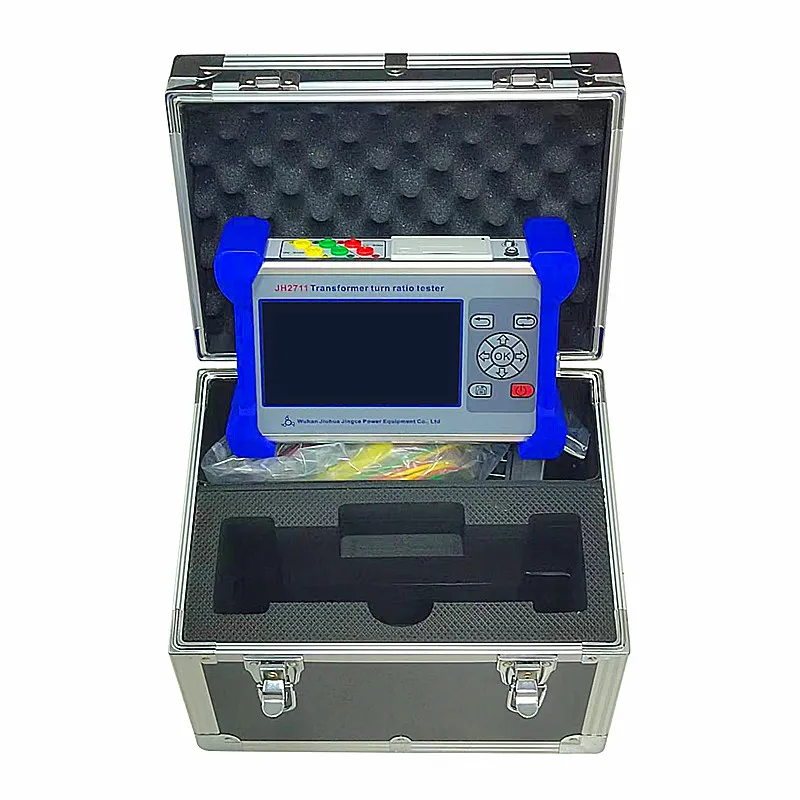 ZXY اللغة الإنجليزية/الإسبانية المدمج في البطارية المحمولة المحمولة 3 ثلاث مراحل التلقائي مقياس TTR محول ينقل نسبة Teste #5