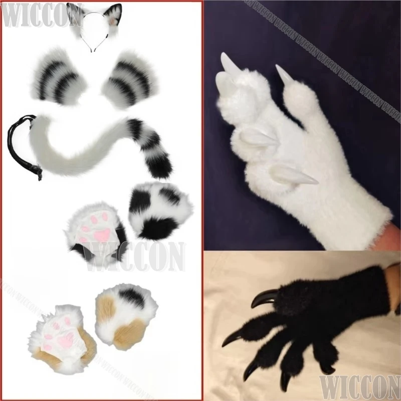 Furry Gloves Kig Fu… - image