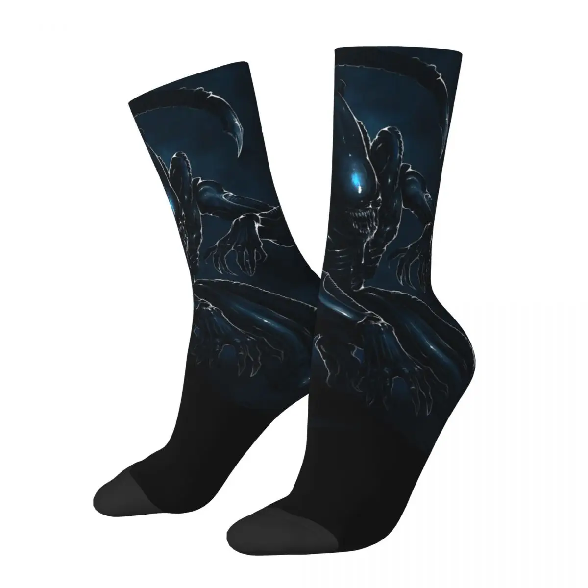 Xenomorph Essential Alien Unisex Socks Windproof 3D Print Happy Socks Street Style Crazy Sock