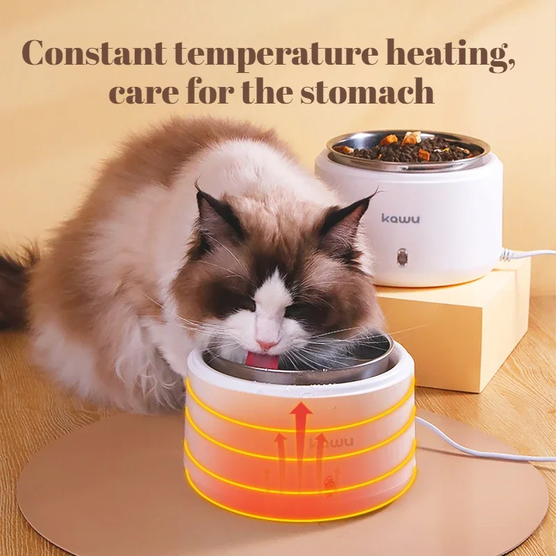 304 stainless steel household cat drinking water puppy constant temperature heating water dispenser pet small yogurt machine