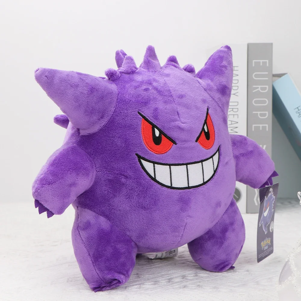 Juguetes de peluche de Pikachu Gengar, dibujos animados de Anime, Linda muñeca de peluche, almohada, regalo de cumpleaños para niños, amigos, niñas, niños, decoración del hogar