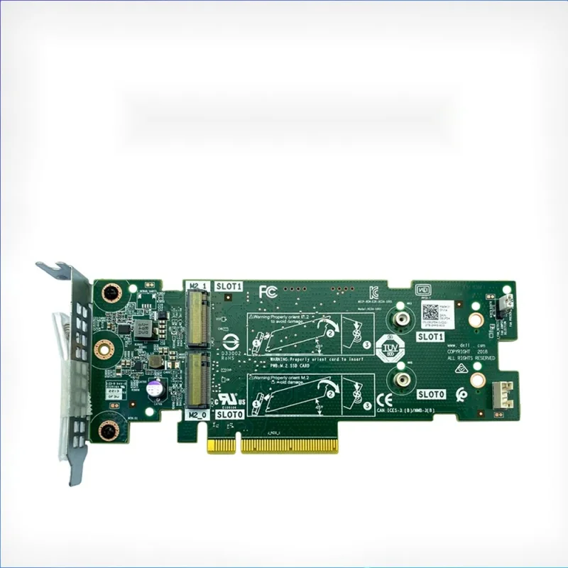 

Original 7HYY4 for Dell Server PCIE To M.2 BOSS Adapter Card Boot Optimized Storage M7W47 51CN2 07HYY4 61F54 SATA Disk Boss Card