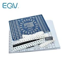 CD4017 Rotating LED SMD NE555 Soldering Practice Board DIY Kit Fanny Skill Training Electronic Suit