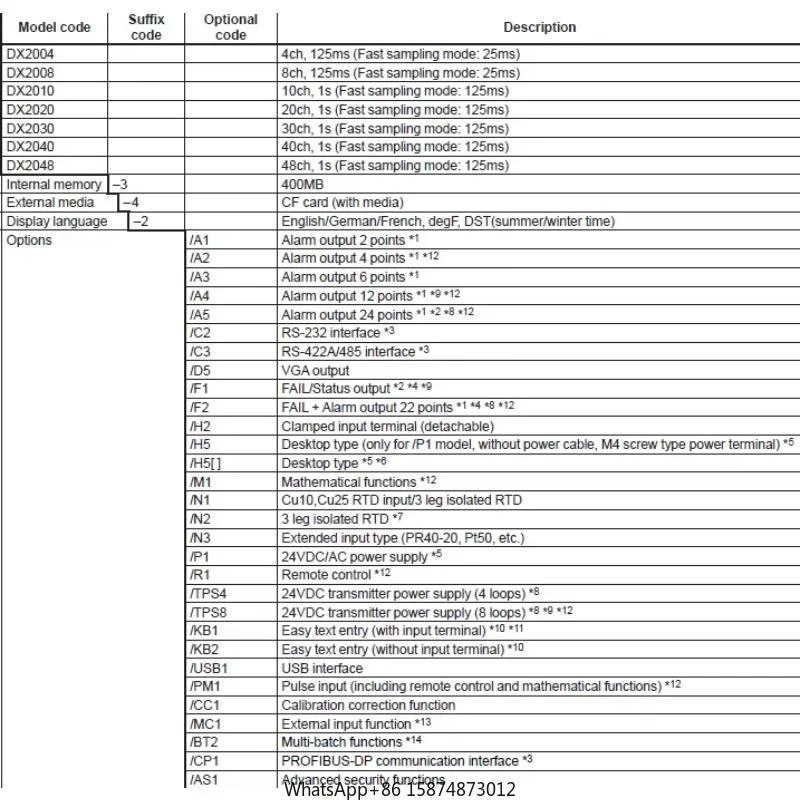 Yokogawa DX2030 Paperless Recorder