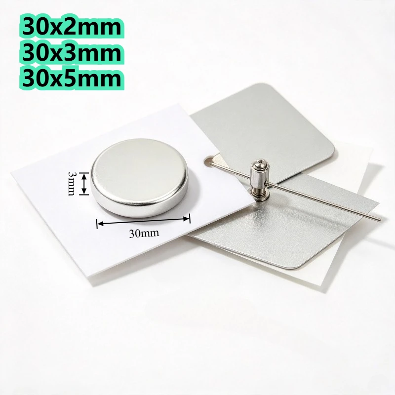 30x2mm 30x3mm 30x5mm N35 NdFeB Round Disc Neodymium Magnet Bulk for Industrial Fixing DIY Handmade Projects