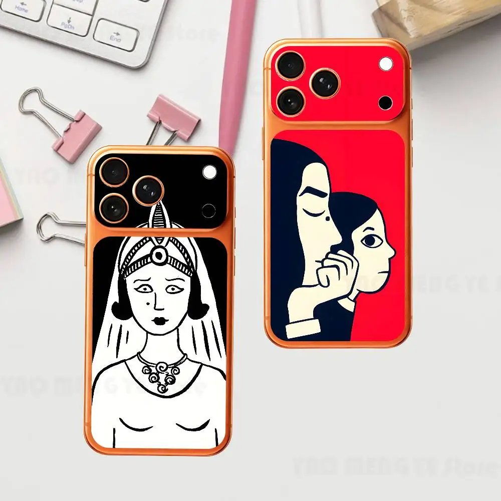 

Persepolis Comics Plain Decal Skin For IPhone17 Pro ProMax Back Film Cover Wrap Anti-scratch Durable Sticker