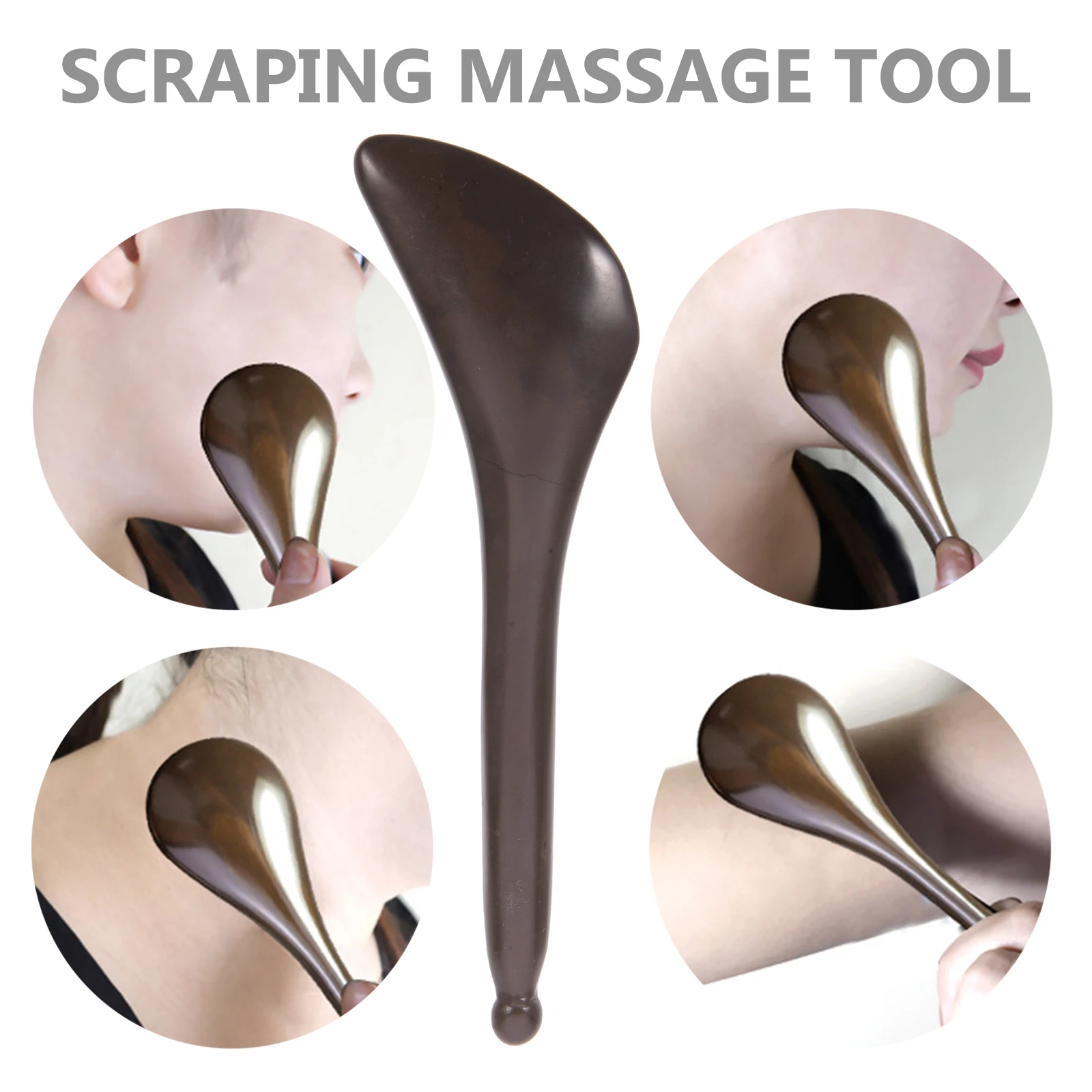 

Инструмент для массажа лица для красоты и здоровья тела: компактный и легкий скребок Гуаша для расслабления лица и улучшения кровообращения