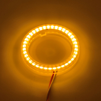 2PCS COB Angel Eyes LED Car Halo Ring Lights 12V Red Headlight 60MM 70MM 80MM 90MM 100MM 110MM 120MM 130MM 140MM Car Light