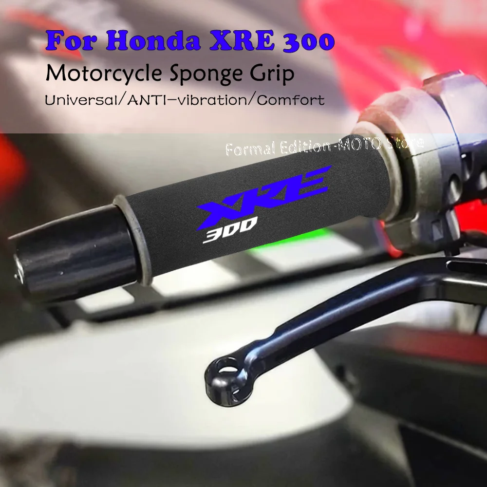

Motorcycle Grip Cover Shockproof Motorcycle Sponge Grip Non-slip Handlebar Grip Sponge Cover for Honda XRE 300 xre 300 adventure