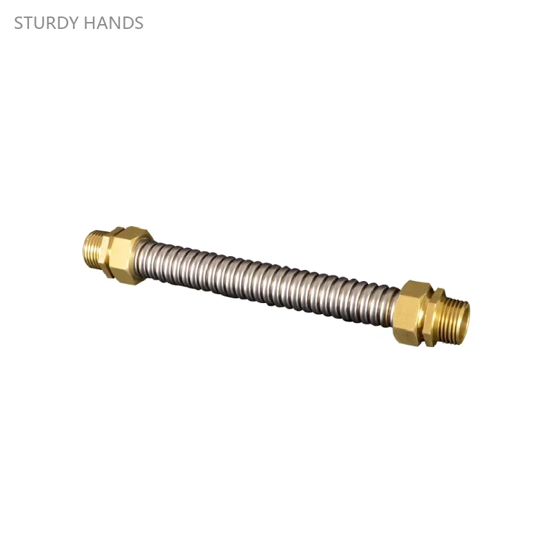 1PCS 304 Stainless Steel Central Air Conditioning Corrugated Pipe 4/6 Split Double Outer Wire Metal Hose Hardware Accessories