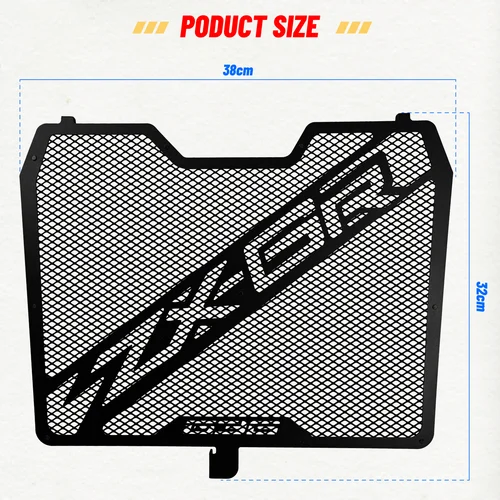 Imagen 2 del producto Protector de la cubierta de la rejilla del radiador de la motocicleta, parrilla protectora para KAWASAKI NINJA ZX636R ZX-636R ZX-6R ZX6R ZX636 2013-2025