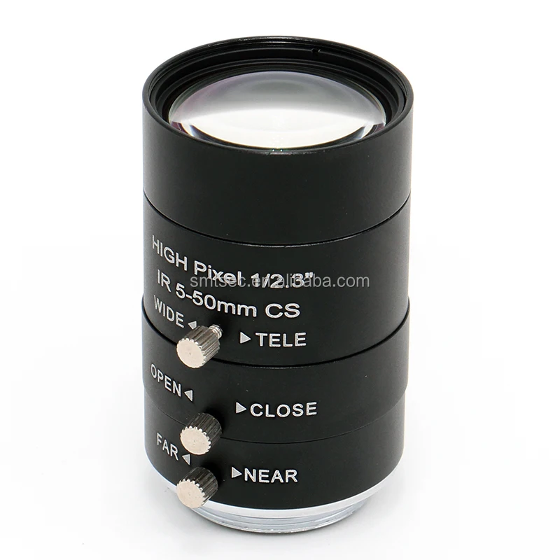 

SL-0303 3MP HD CCTV Lens 5-50mm 10x Manual Zoom F1.4 1/2.3" CS Mount (Manual Iris/Focus) for IP Security Cameras