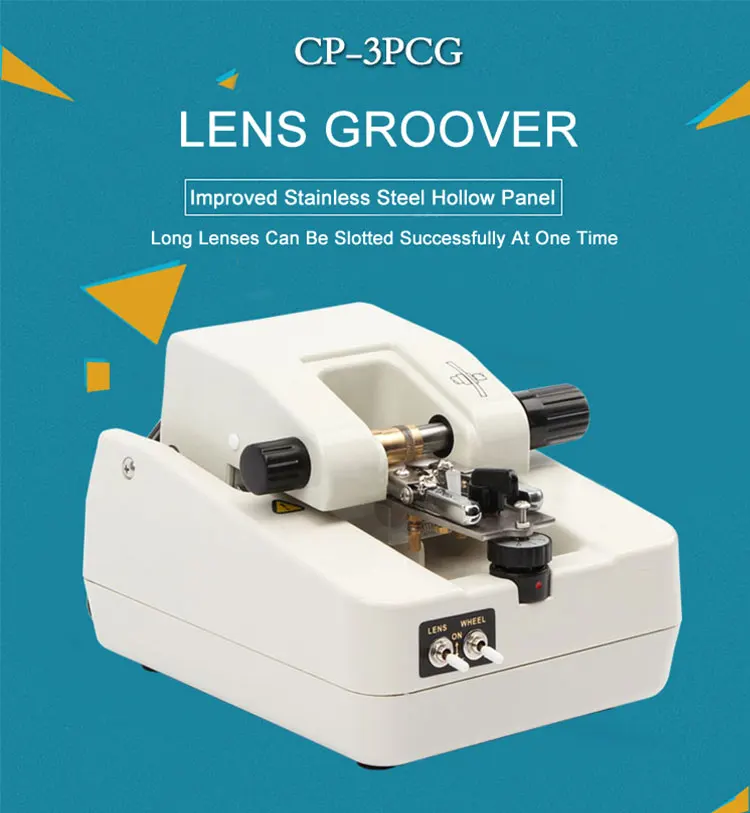 CP-3CG آلة الحز التلقائي للعدسة الضوئية معدات قياس البصر الشق والحز الأوتوماتيكية الأدوات البصرية