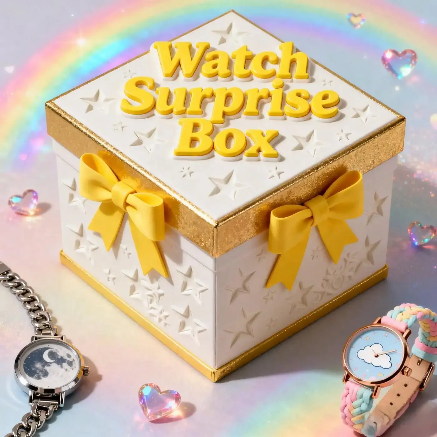 Mysterious Watch Box  Fashionable Watches, Thousands of Styles, Adjustable Size, Fashionable Surprise Gift, Mysterious Perfect Watch Blind Box