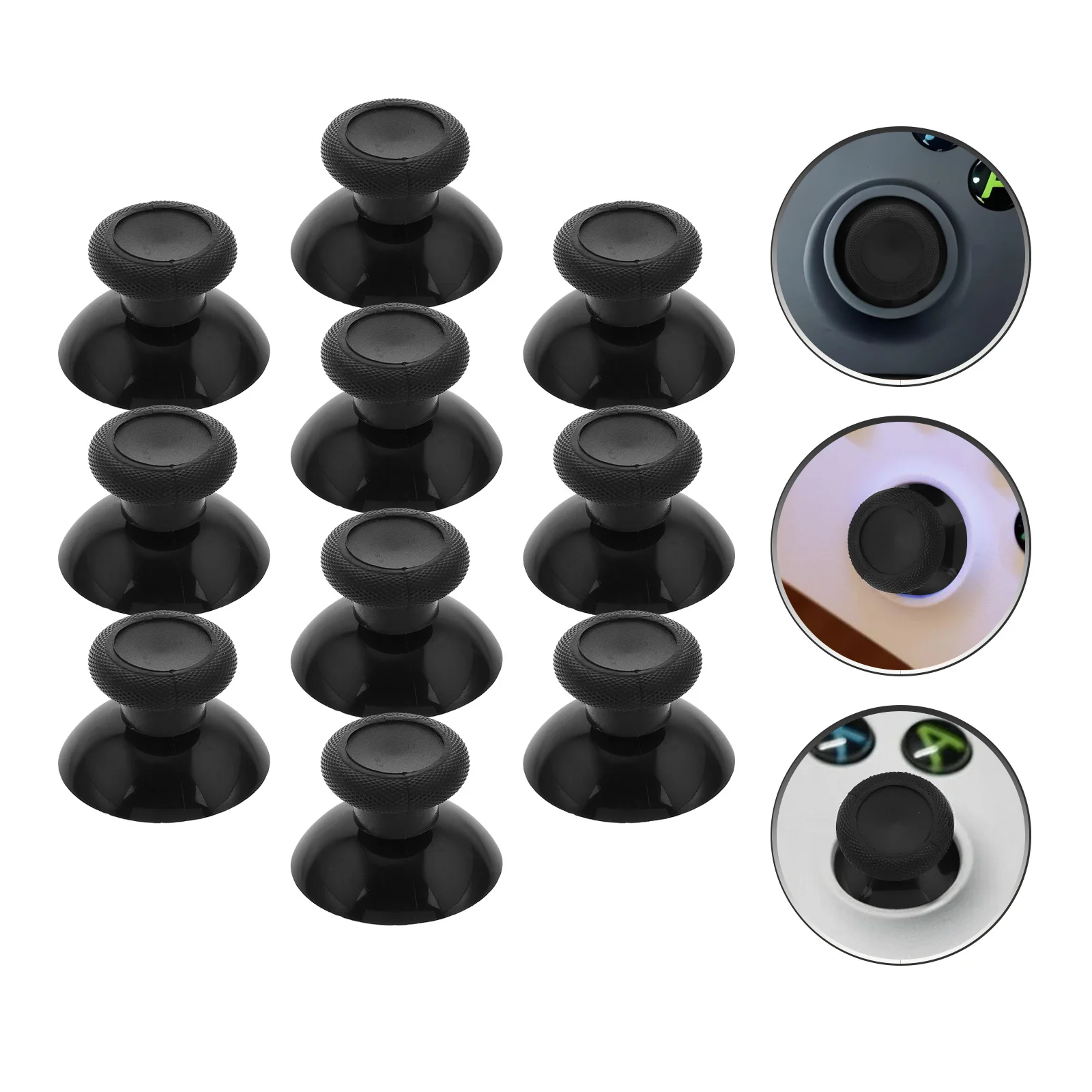 

10Pcs Silicone Thumbstick Caps Mushroom Head Joystick Covers Easy Install Controller Accessories Analog for Game