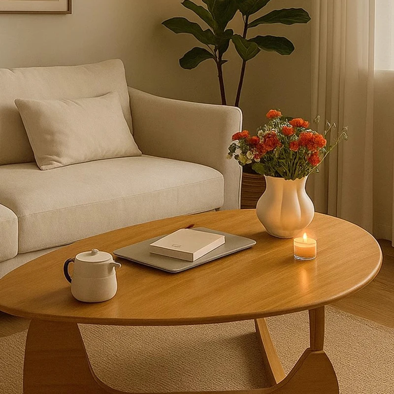 الحد الأدنى طاولة القهوة الدائمة الجمالية العتيقة مصمم طاولة القهوة الديكور الخشب ميسا أثاث غرفة المعيشة المساعدة