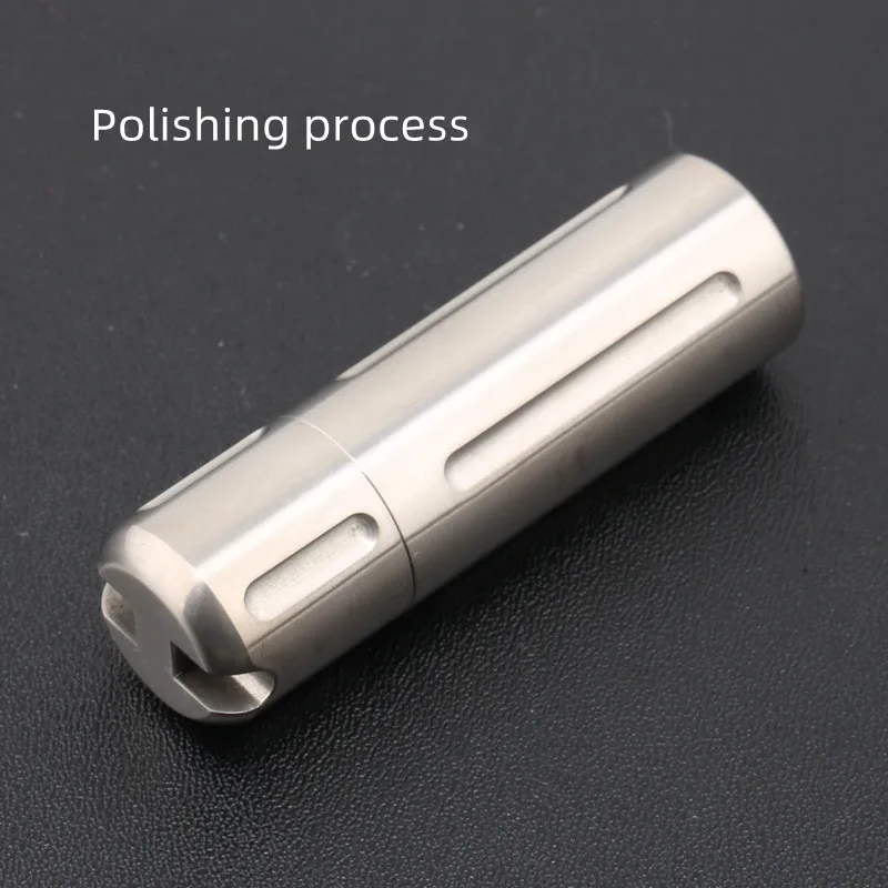 Waterproof Titanium Alloy Pill Case Medicine Tablet Storage Box Outdoor Fisrt Aid Tool Cache Drug Container Health Care